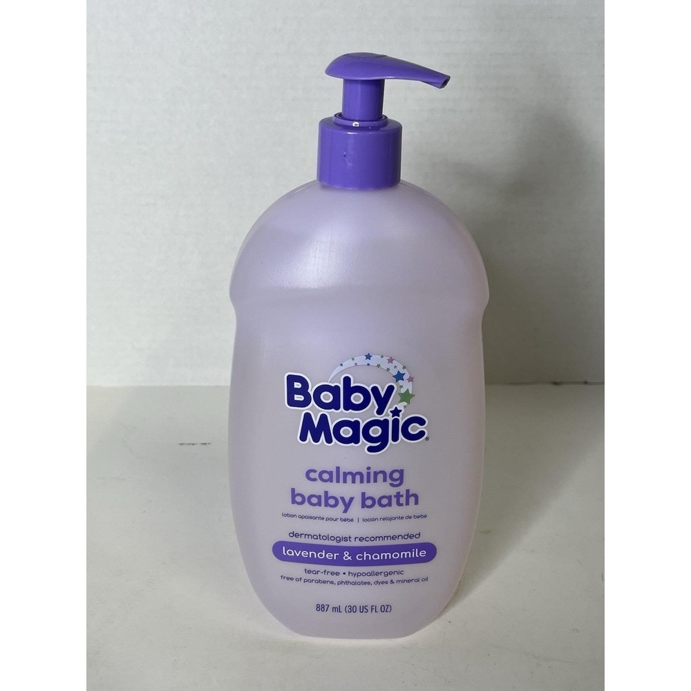 Baby Magic CALMING BABY LOTION Lavender & Chamomile Scent BIG 30 fl oz With Pump